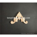 applique de sculpture sur bois coin fleur rose